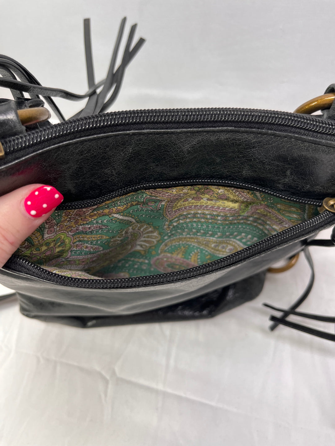 HOBO Treaty Leather Crossbody Bag Women’s Purse Handbag