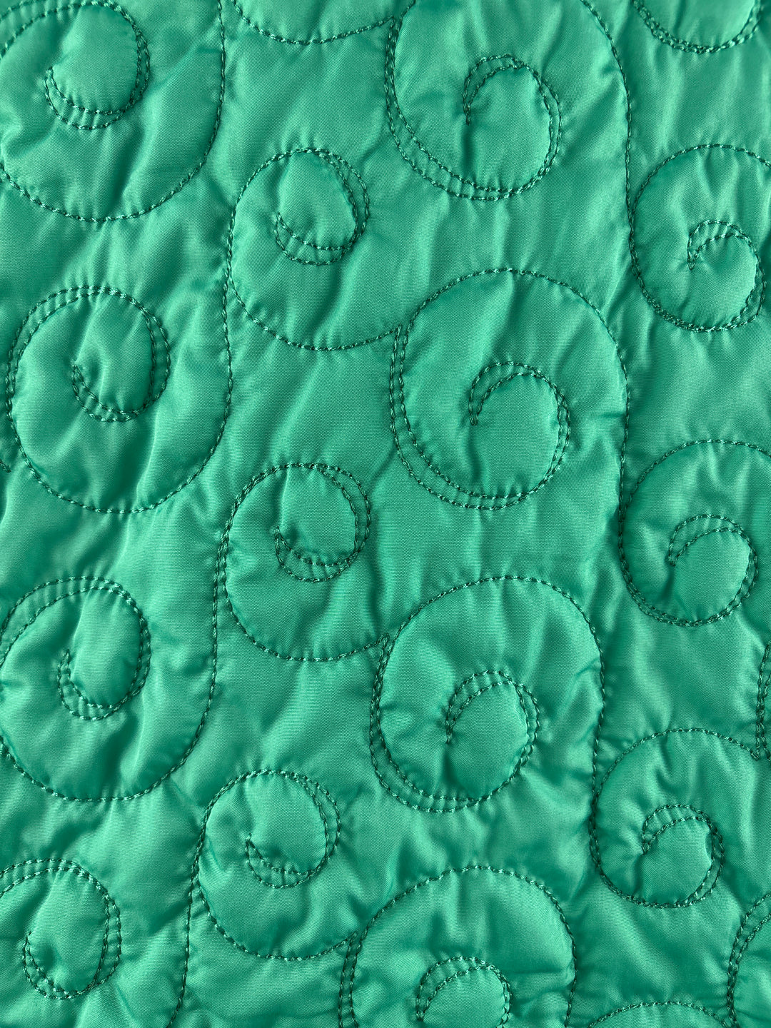 Women’s CJ Banks Size 2X Teal Swirl Embroidered Puffer Vest