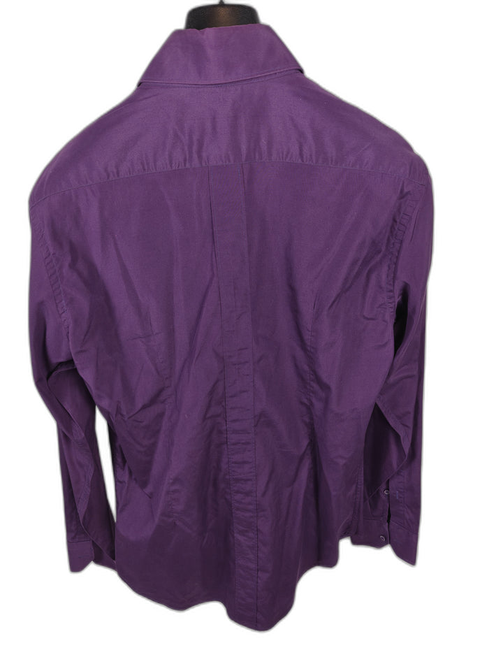 Men’s Zara Man Dress Shirt Purple XXL Long Sleeve