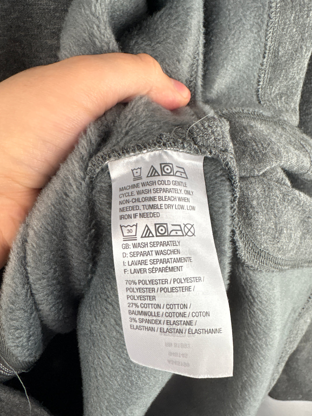 Women’s Isaac Mizrahi Live Large Heather Gray Zip Hoodie
