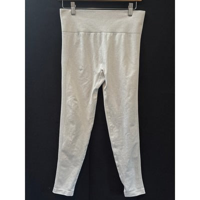 High-Waisted Light Gray Leggings For Women