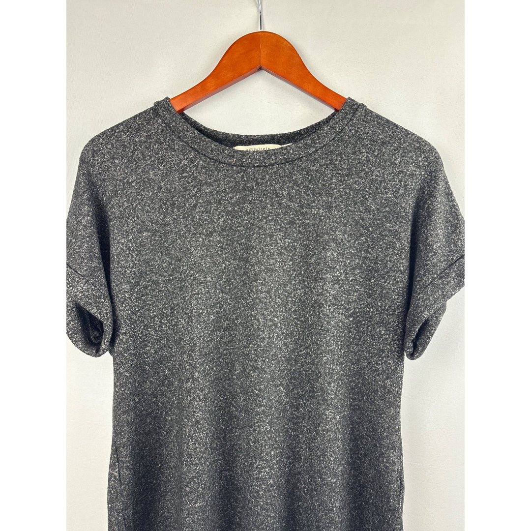 Women’s astrologie Size Petite Medium Black/Grey Short Sleeve Shirt