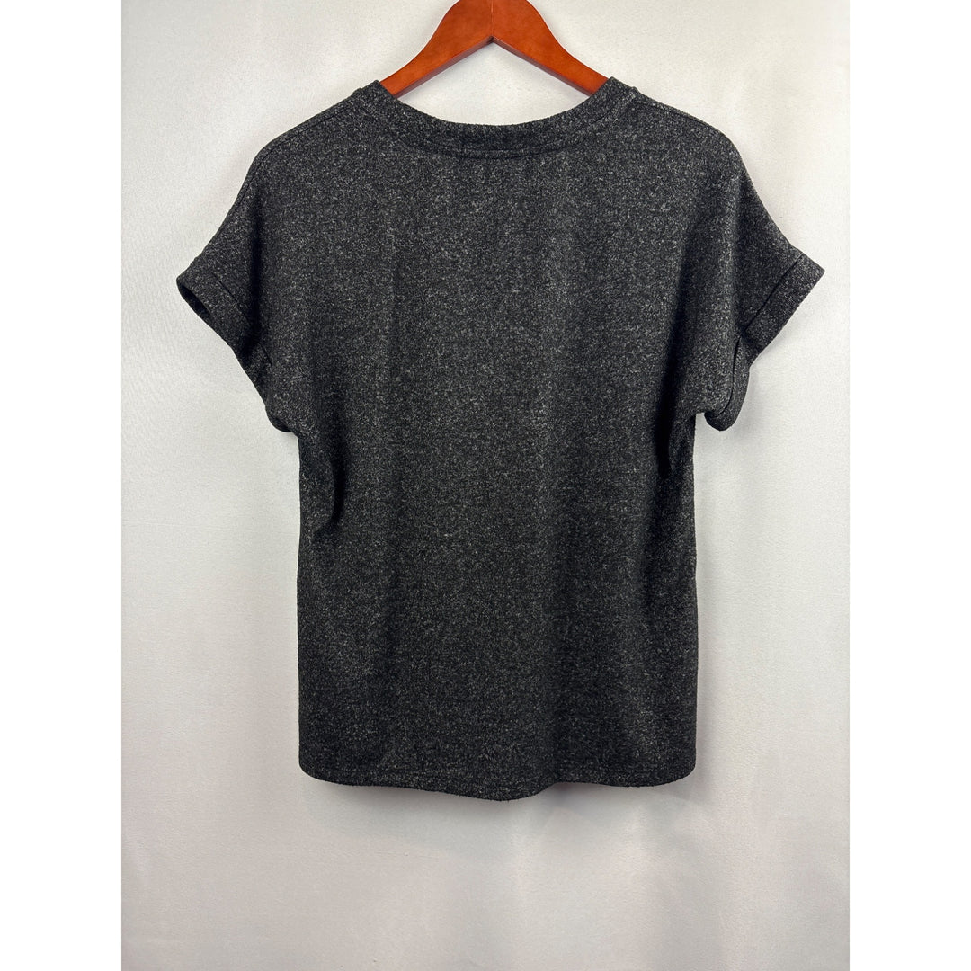 Women’s astrologie Size Petite Medium Black/Grey Short Sleeve Shirt
