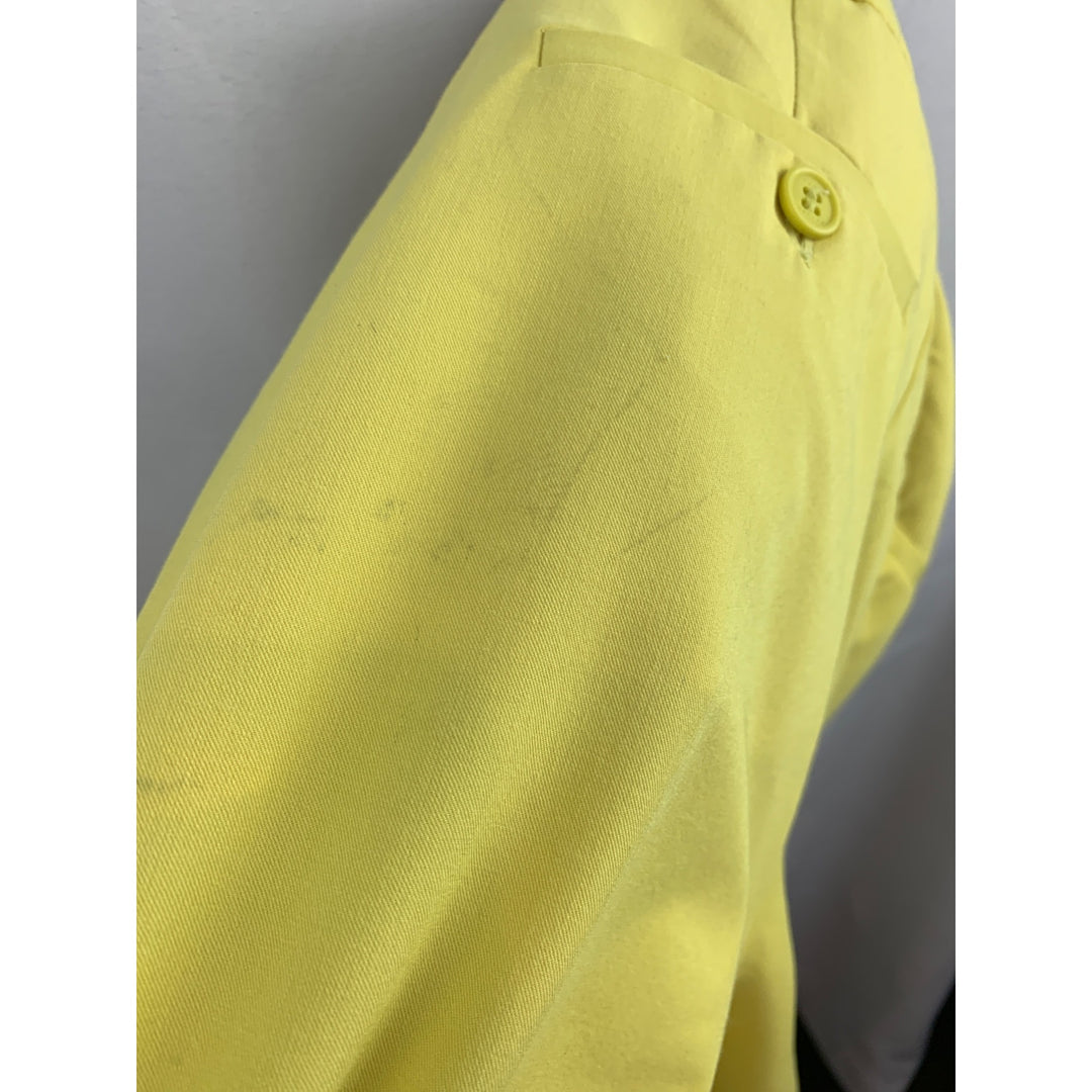 Tanya Taylor Womens Yellow Tailored Pants Size 6