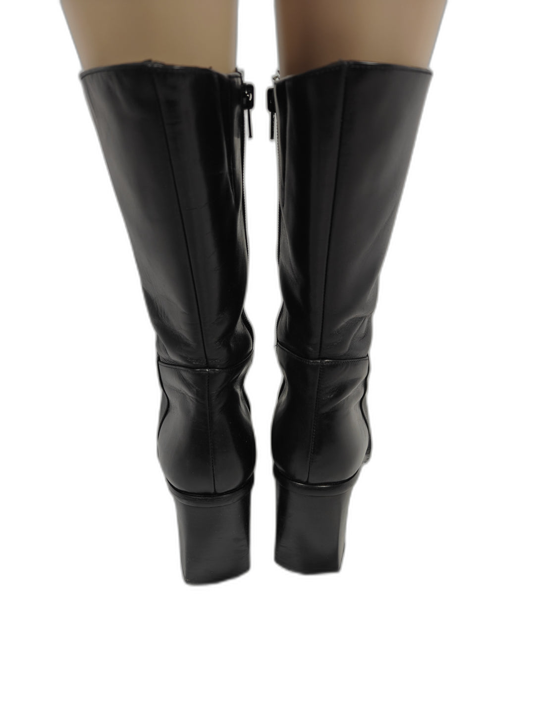 Women Paul Green Knee High Boots Black 7.5