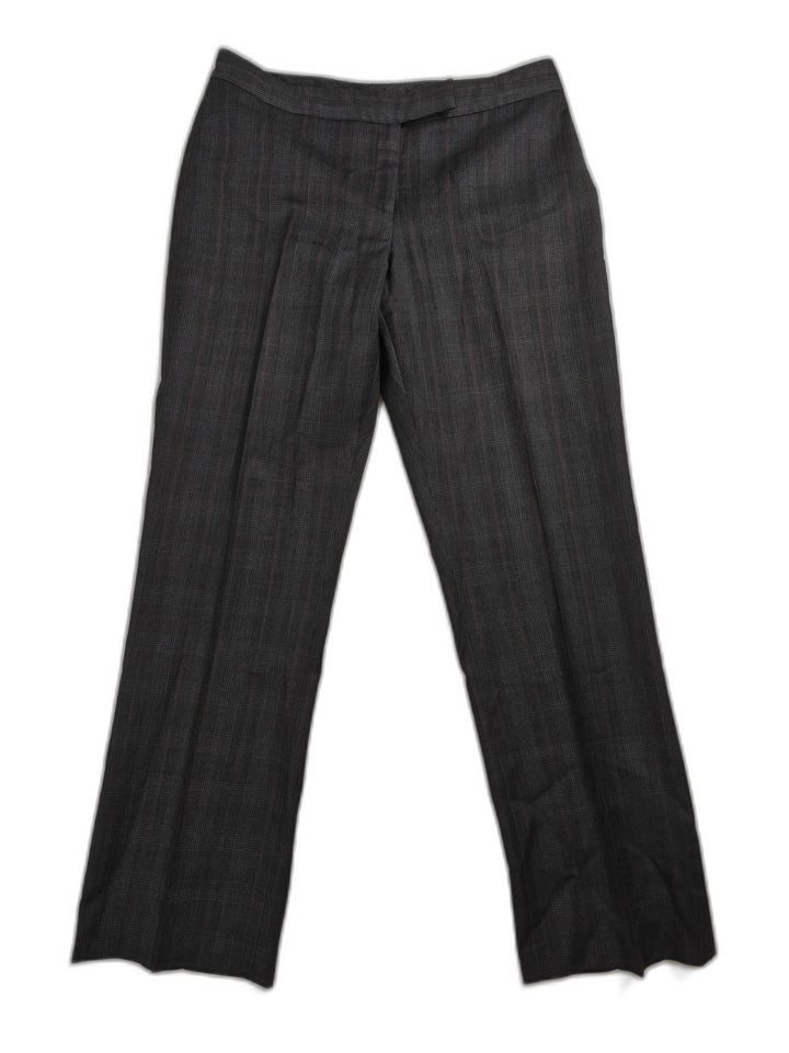 Women Cambia Dress Pants Gray Plaid Size 10