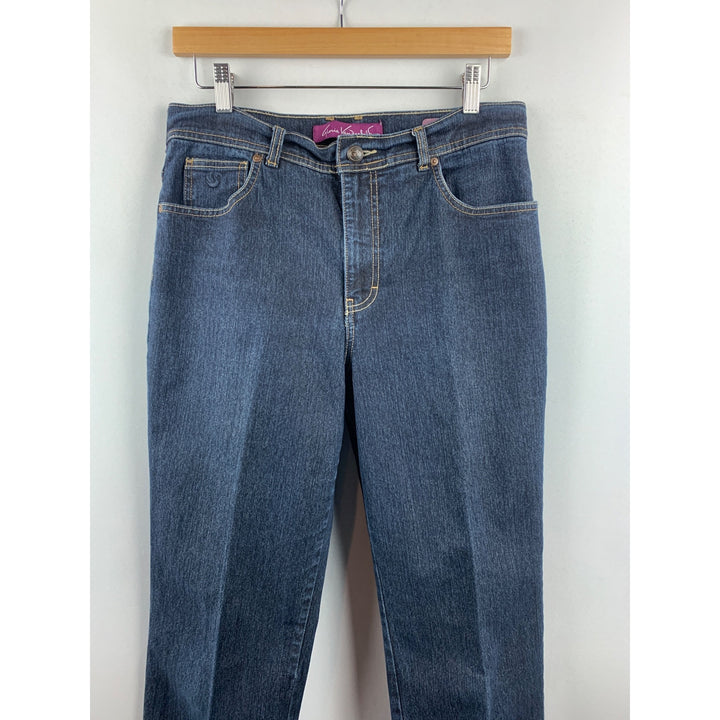 Women's Gloria Vanderbilt Dark Blue Denim Jeans Size 10