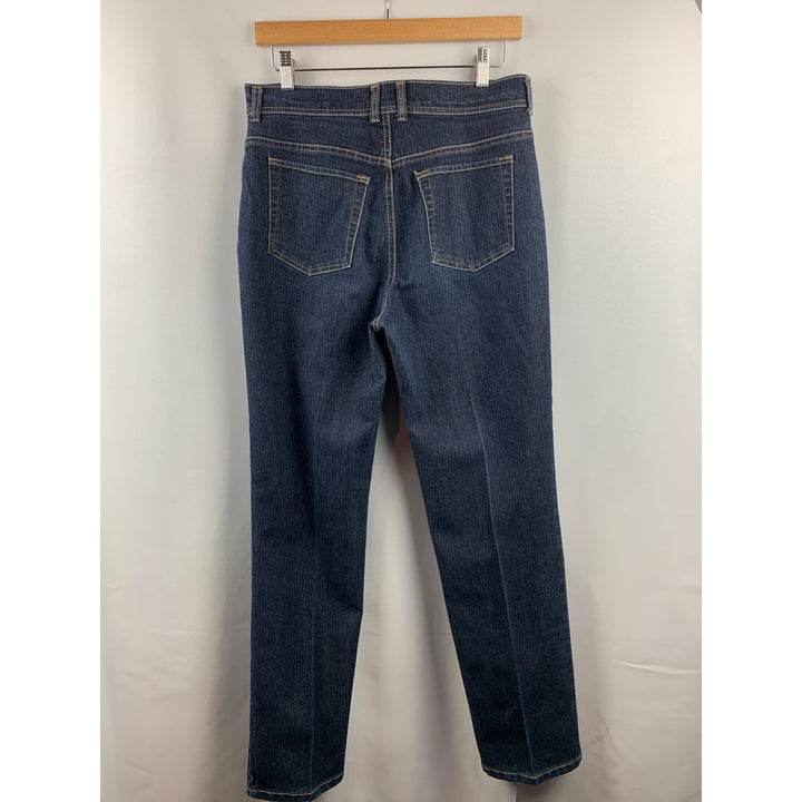 Women's Gloria Vanderbilt Dark Blue Denim Jeans Size 10