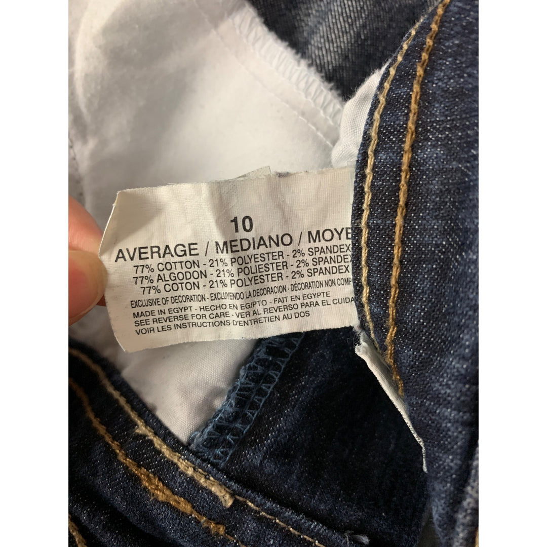 Women's Gloria Vanderbilt Dark Blue Denim Jeans Size 10
