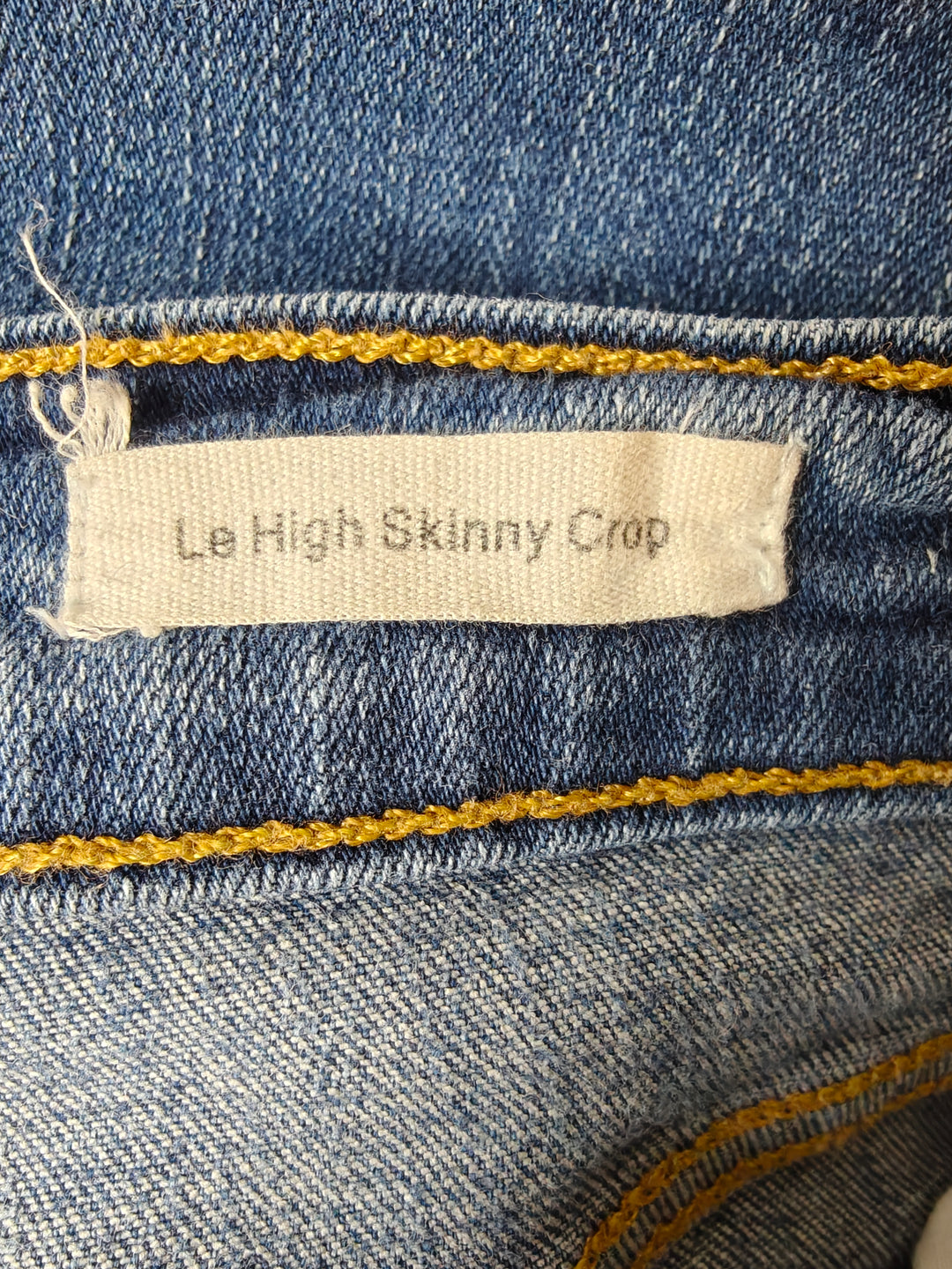 Womens FRAME Le High Skinny Crop Jeans Blue Size 29