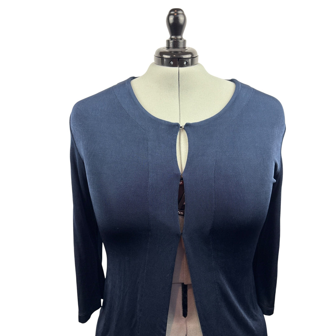 Women’s Chico’s Travelers Size 2XL Navy Cardigan with Invisible Buttons