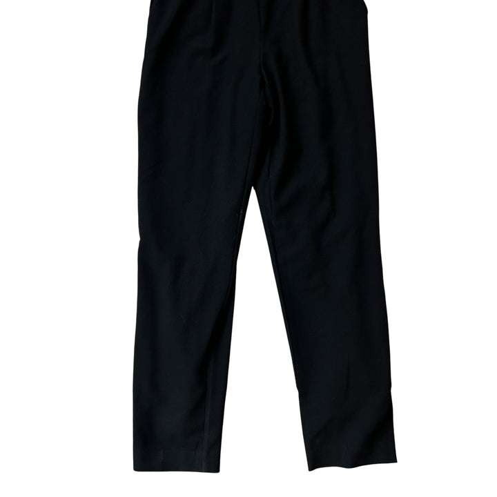 Trina Turk Women's Jumpsuit Size 6 Black "Lindsay" Pleated Minimalist Chic Capsule Wardrobe