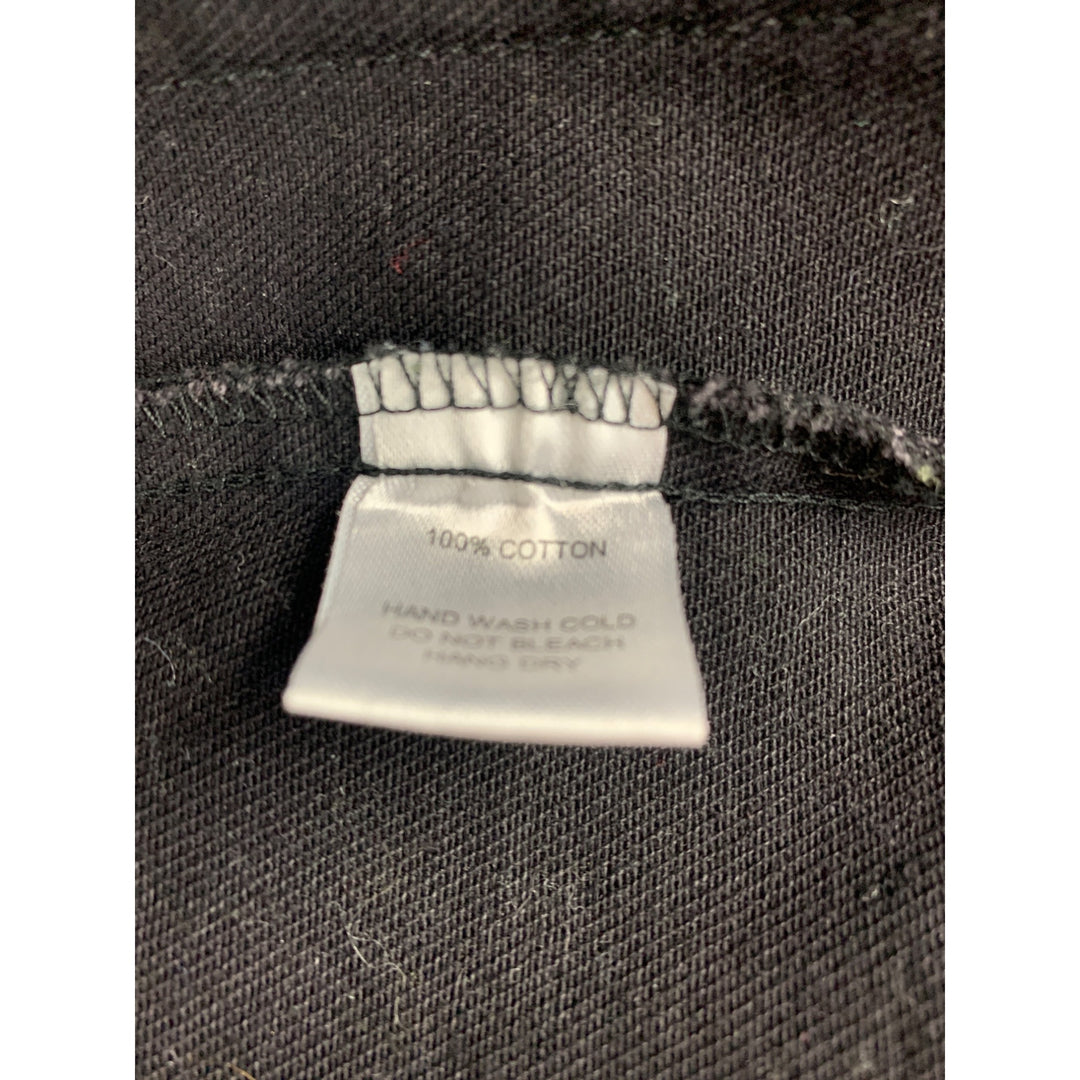 Women's Mod Ref Black Denim Jacket Size M
