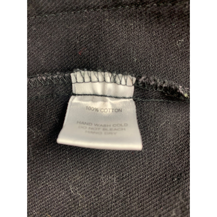 Women's Mod Ref Black Denim Jacket Size M