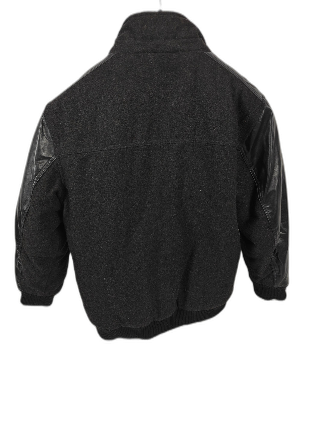 Boys Rocawear Classic Bomber Jacket Black Gray Size L 14/16