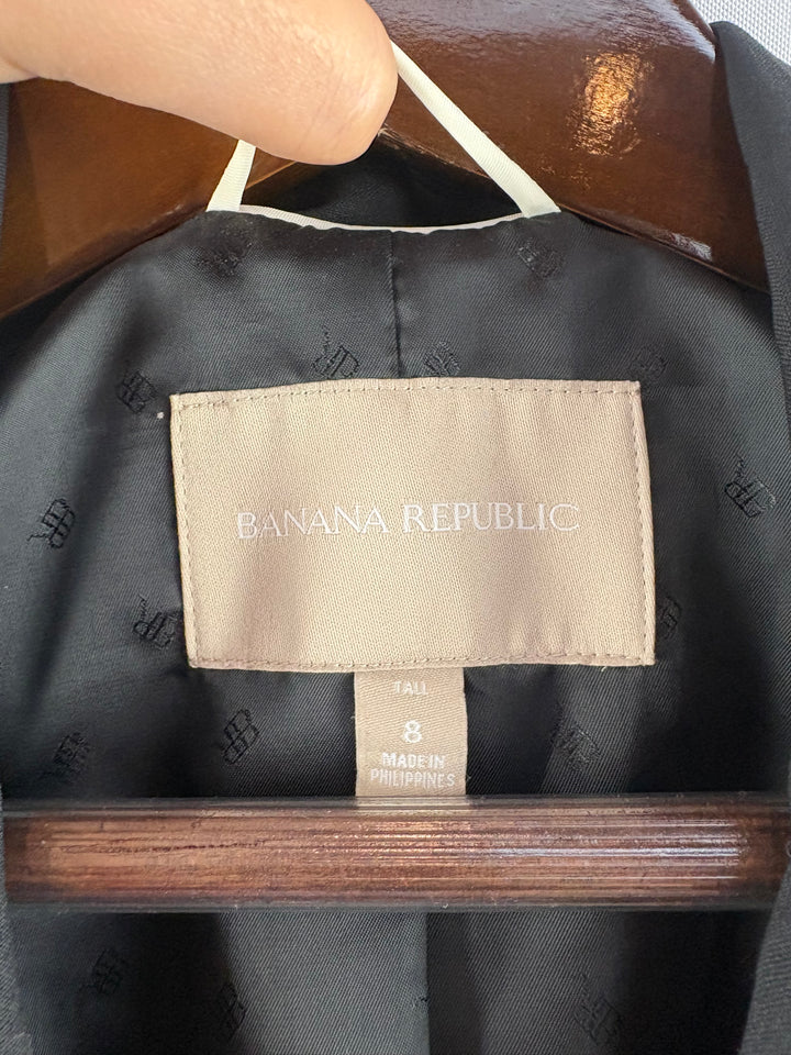 Women’s Banana Republic Size Tall 8 Black Blazer