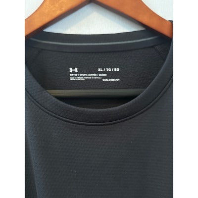 Under Armour Mens ColdGear Long Sleeve Shirt XL Black