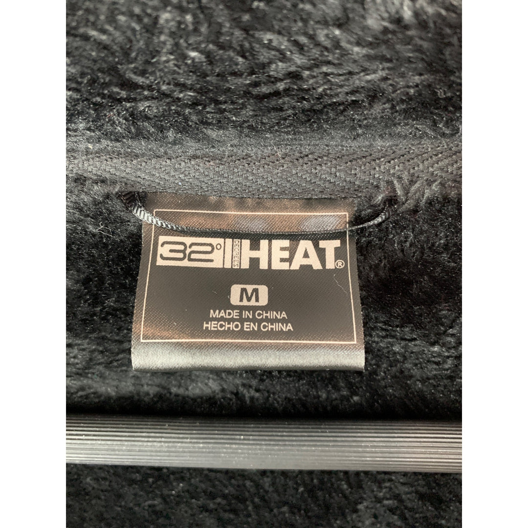 32 Degrees Heat Vintage Black Faux Fur Jacket M