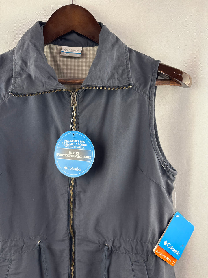 Women’s Columbia Small Charcoal Gray Vest