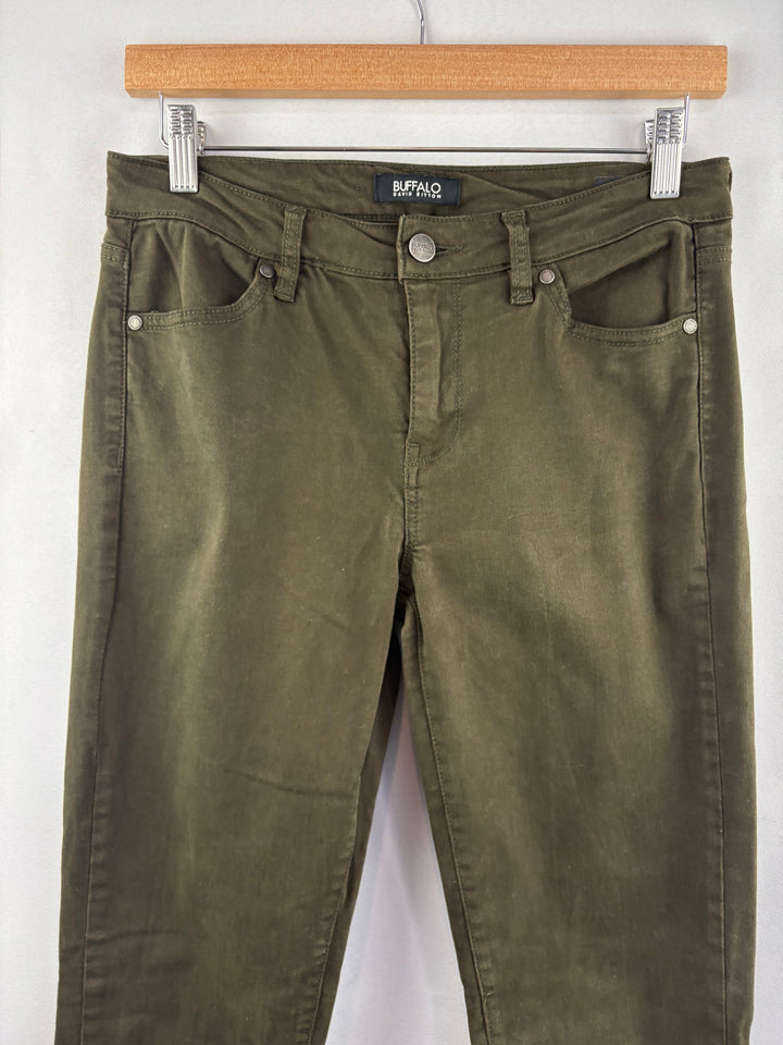 Women’s Buffalo David Bitton Size 4/27 Olive Green Skinny Jeans