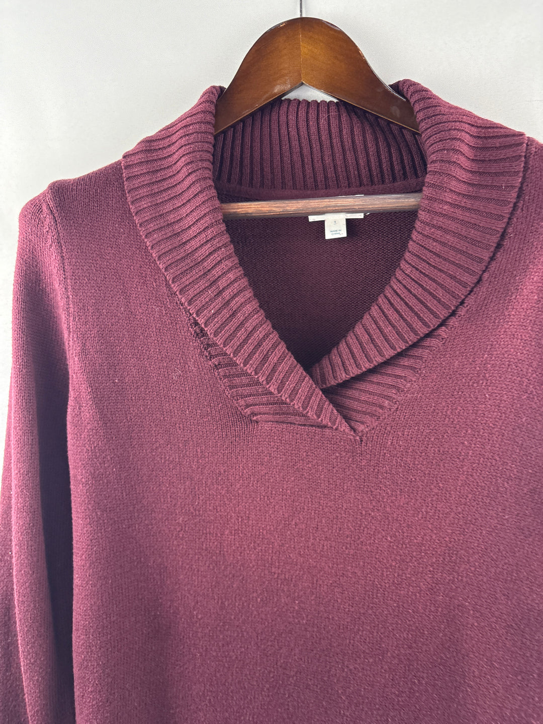 Women’s Market &amp; Spruce Small Burgundy Pullover Sweater