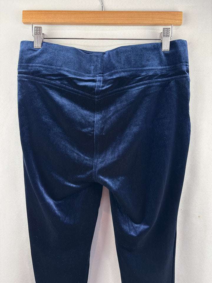Women’s Loft Medium Sapphire Blue Velvet Leggings