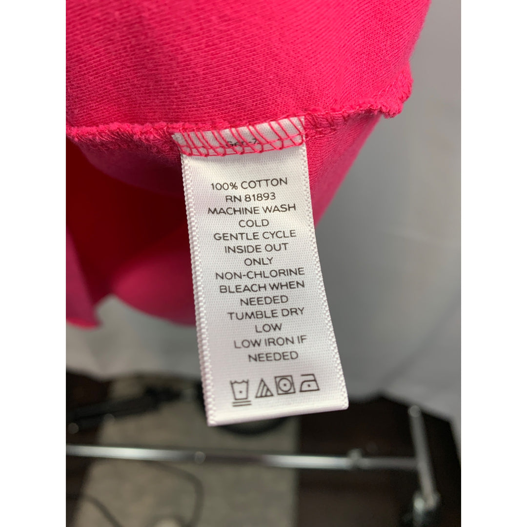 Liz Claiborne Womens Crochet Neckline Pink Dress