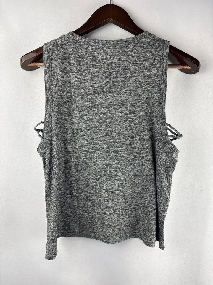 Women’s Beyond Yoga Small Heather Gray Sports Tank