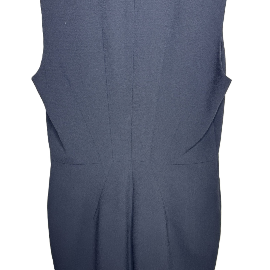 Alex + Alex Black Sleeveless Sheath Dress w/ Art Deco Darting, LBD, Size Small