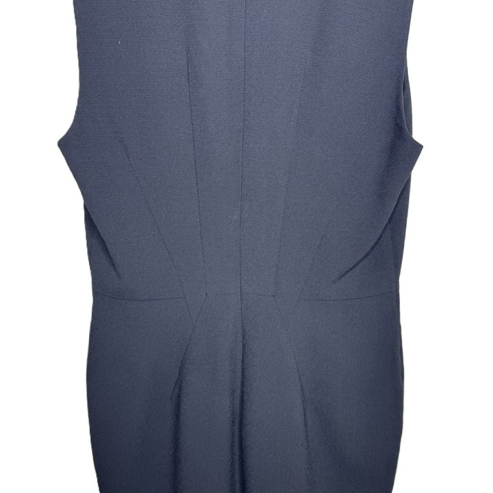 Alex + Alex Black Sleeveless Sheath Dress w/ Art Deco Darting, LBD, Size Small