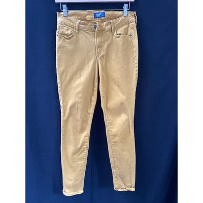 Old Navy Rockstar Womens Mid-Rise Khaki Skinny Jeans Size 8