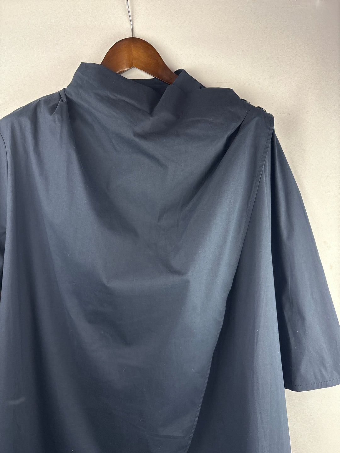 Women’s Pure Ulla Popken Size 20/22 Navy Cowel Wrap Tunic