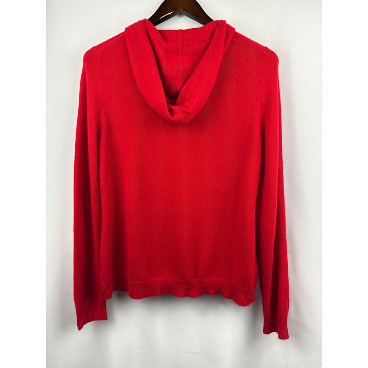 Women’s Charters Club XL Red Cashmere Zip-Up Hoodie