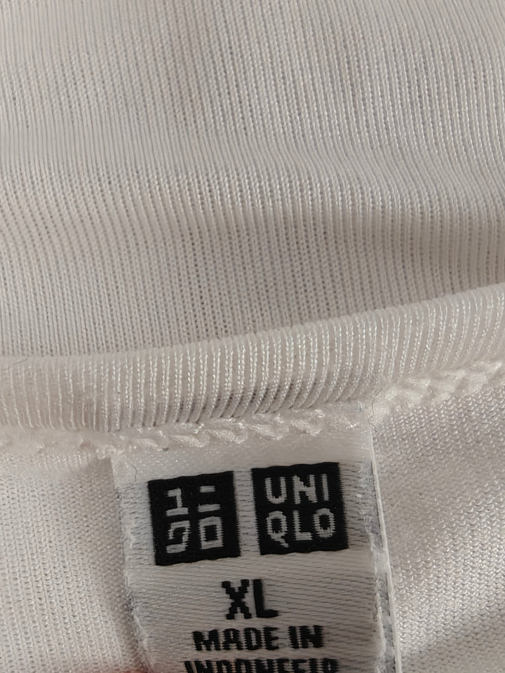 Men’s Uniqlo AIRism Long Sleeve Shirt White Size XL