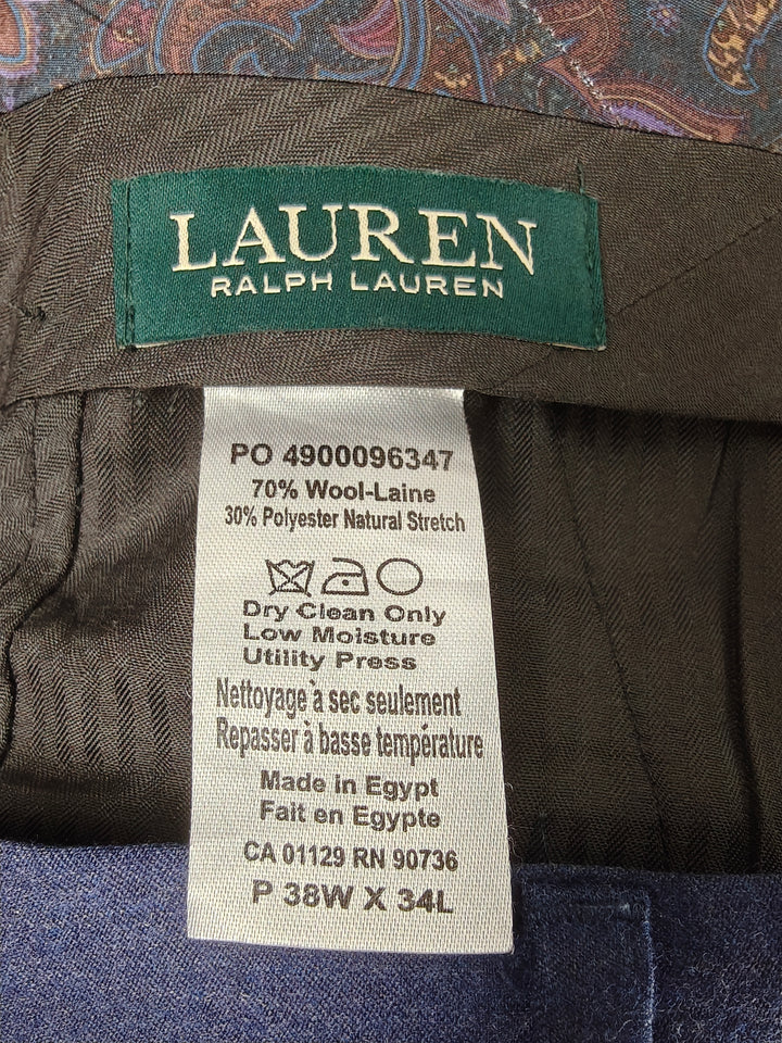 Men’s Lauren Ralph Lauren Dress Pants Blue 36W 34L