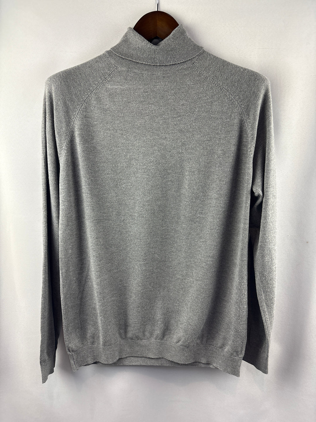 Women’s Zara Large Stone Gray Turtleneck Sweater