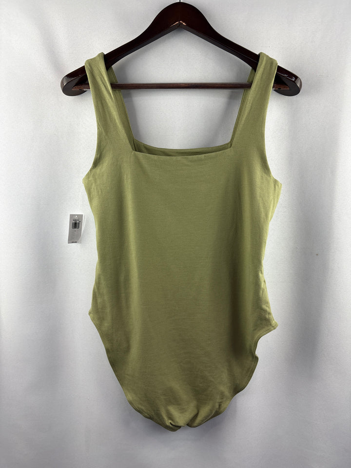 Women’s Old Navy Large Olive Green Sleeveless Bodysuit