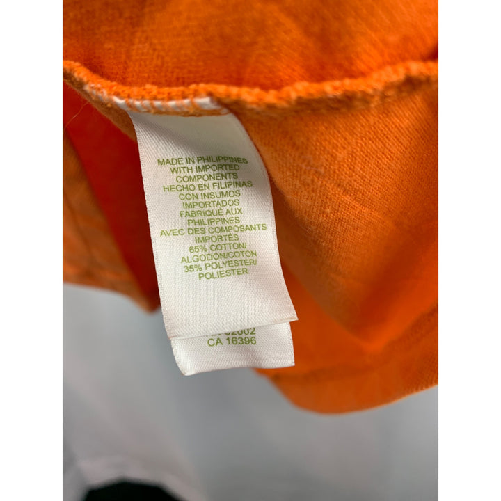 Izod Golf Women’s Large Orange Diamond Polo Shirt
