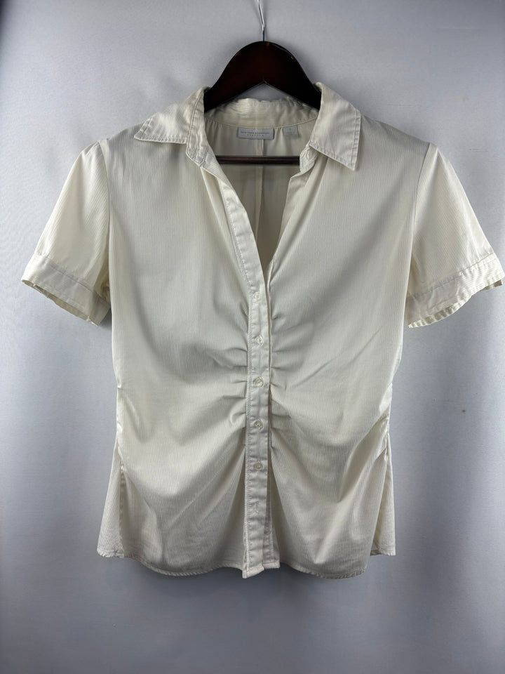 Women’s New York & Company Medium White Button Up Blouse