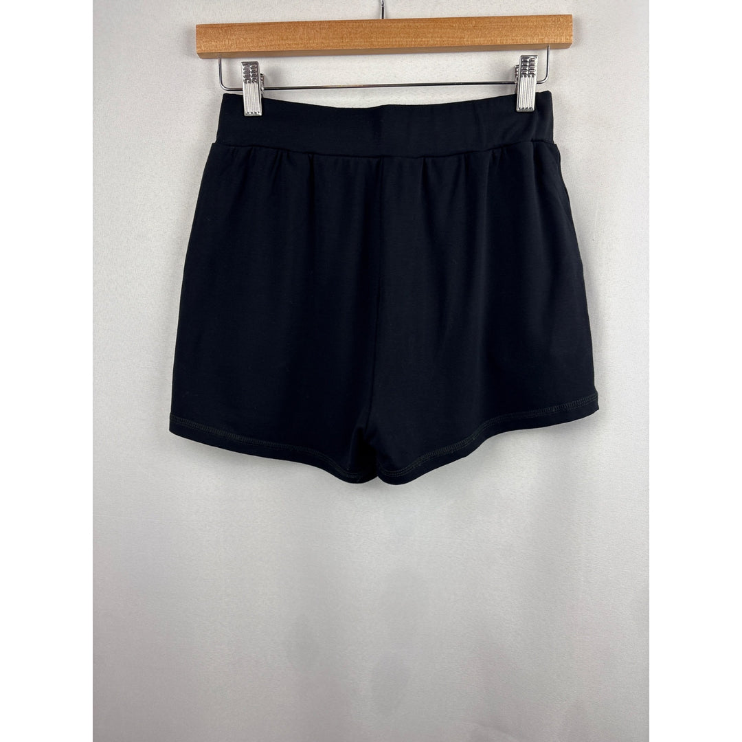 Women’s Cozy Earth Size Small Black Bamboo Lounge Shorts