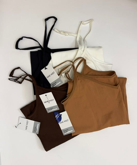 Nine West Essential Seamless Reversible Cami Bundle NWT L/XL Set of 4