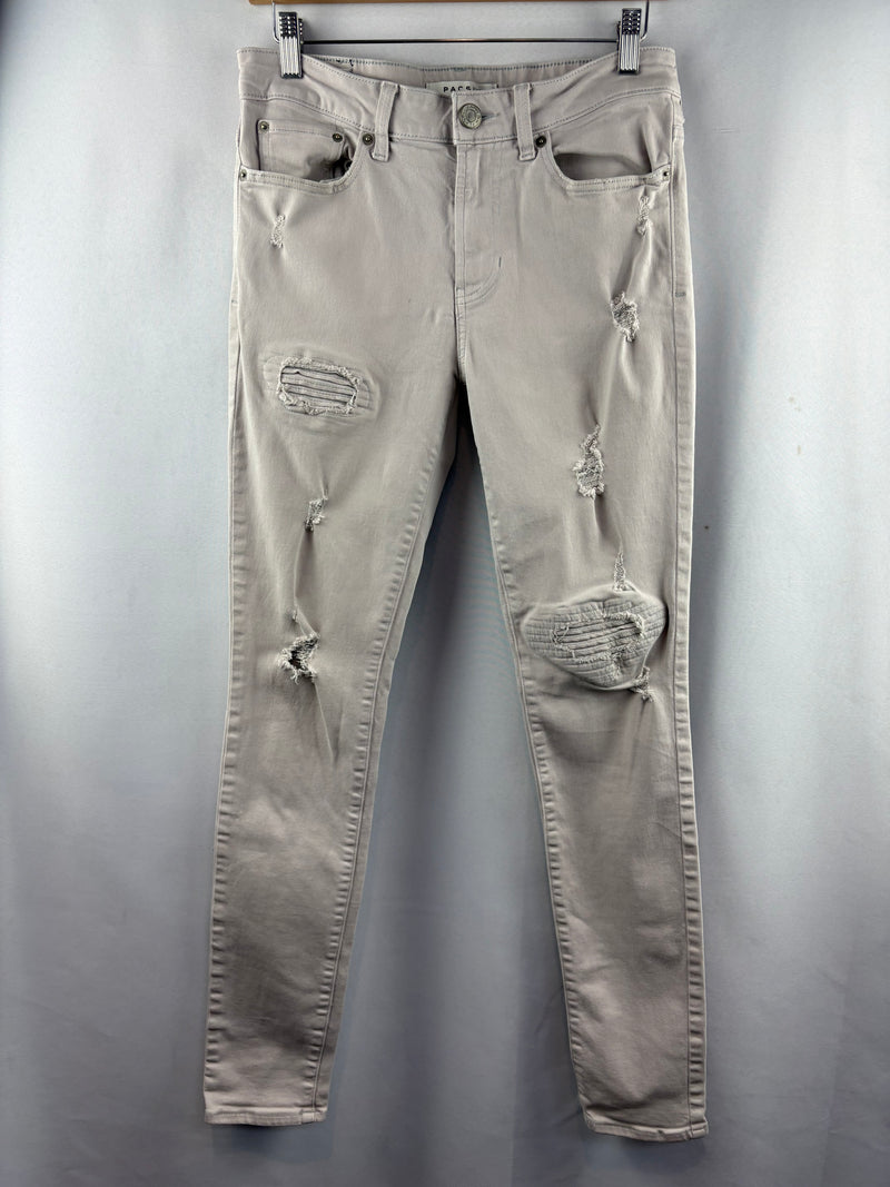 Women’s PacSun Size 30x32 Beige Distressed Skinny Jeans