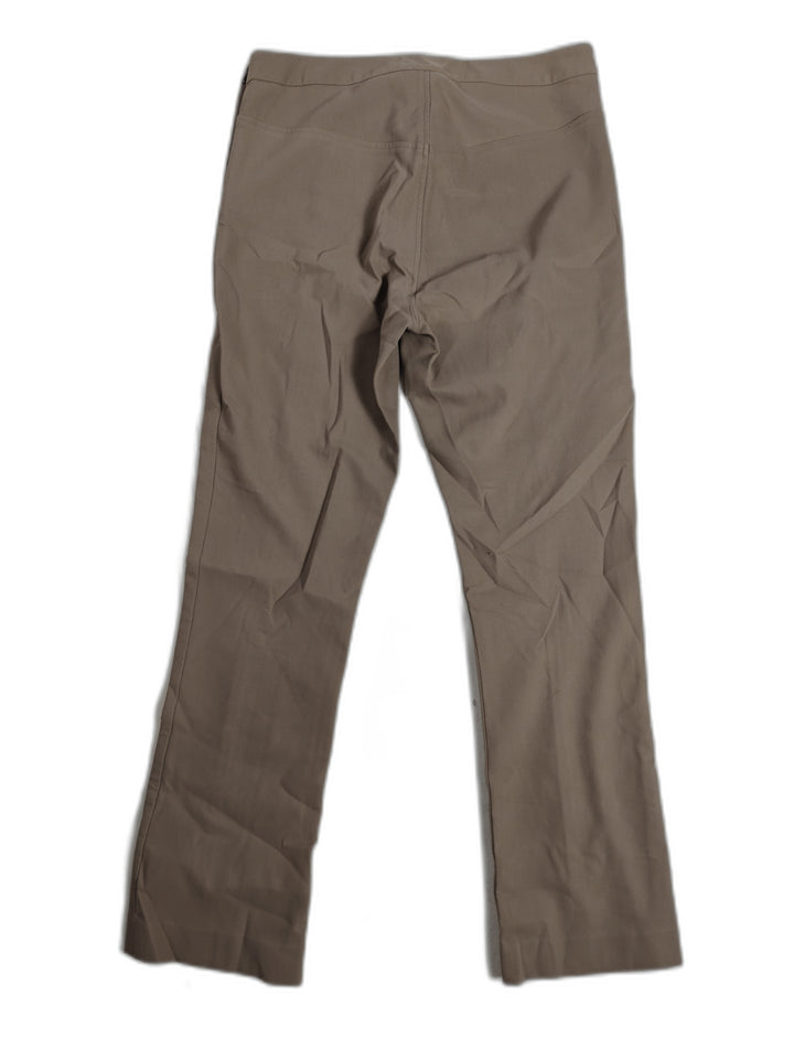 Womens MM.LaFleur Straight Leg Pants Taupe Size 12