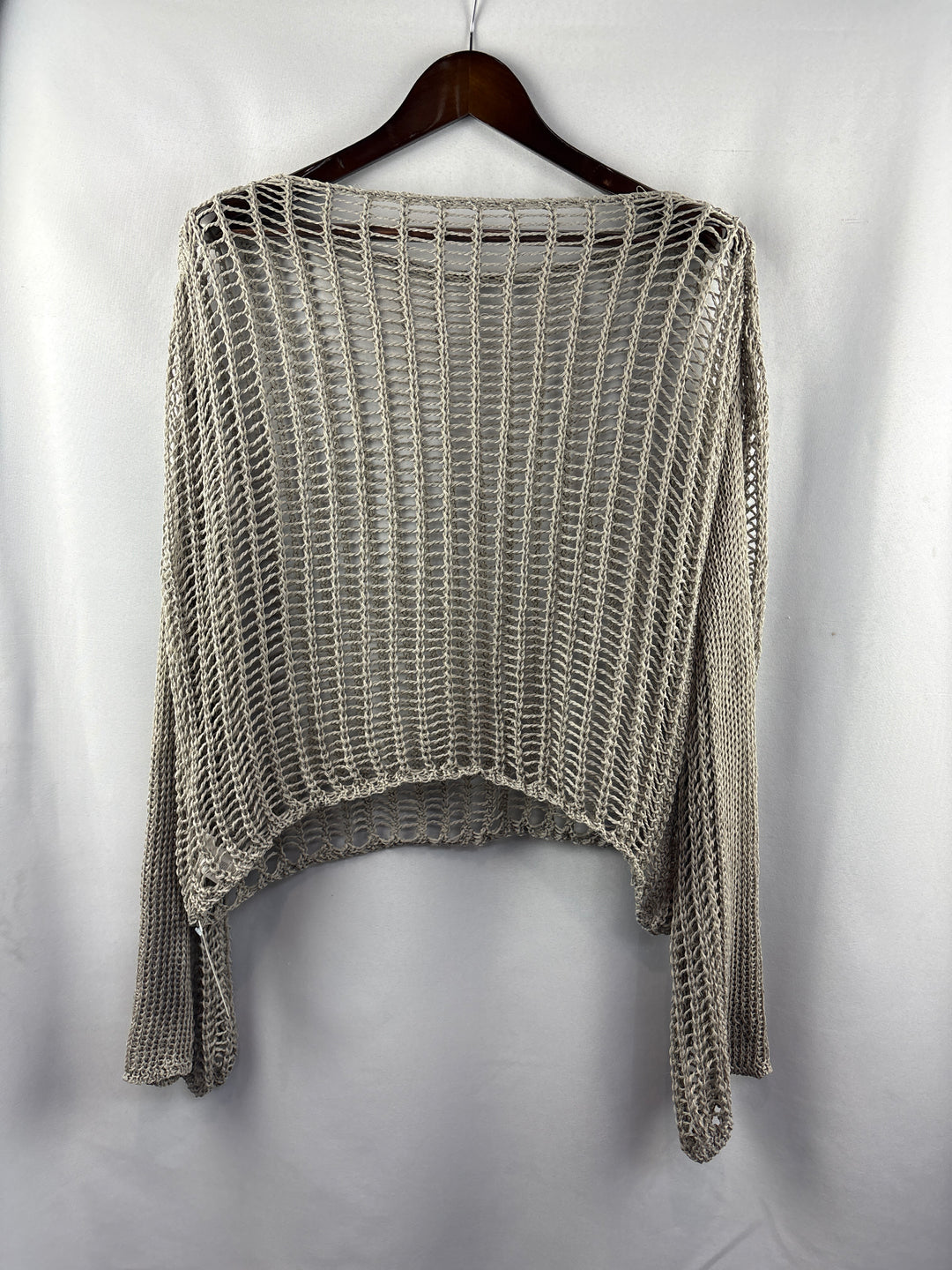 Women’s Cupshe Large Beige Wide Knit Sweater