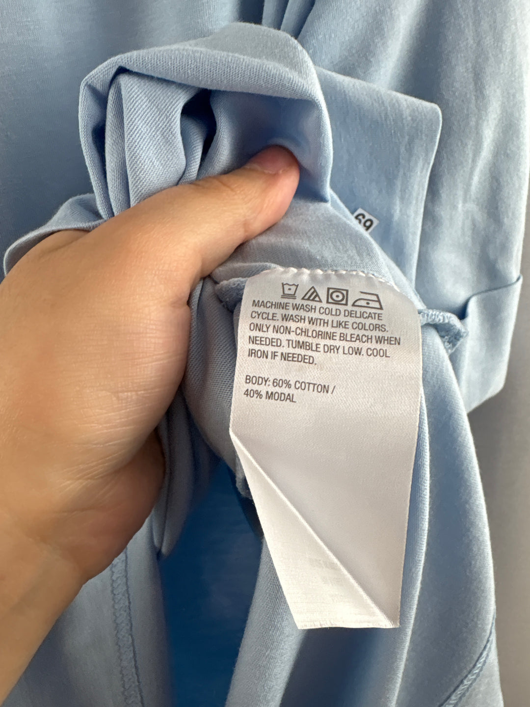 Women’s LOGO Principles XL Sky Blue Short Sleeve Shirt