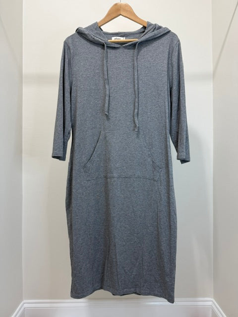Missky Heather Gray Hoodie Dress Sz XL