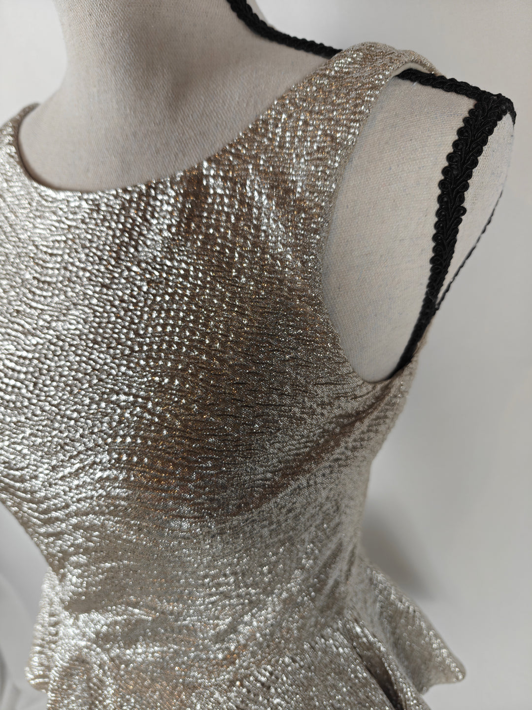 Women’s Hailey Logan Peplum Dress Gold XS