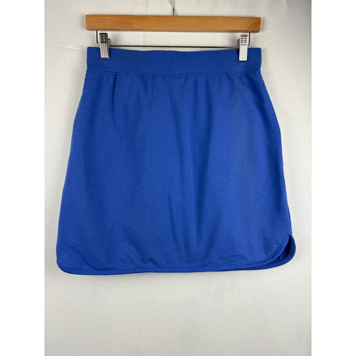 Denim & Co. Womens Skort XS Blue Cotton Blend Machine Washable