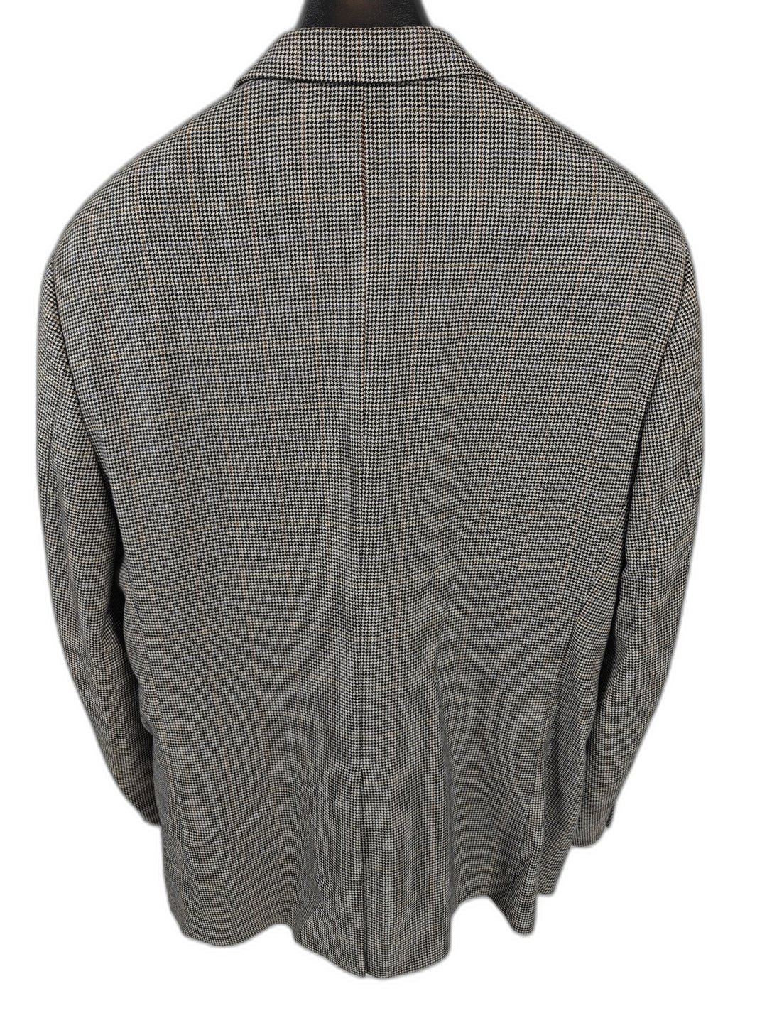 Men’s Tasso Elba Blazer Black White Houndstooth 46L
