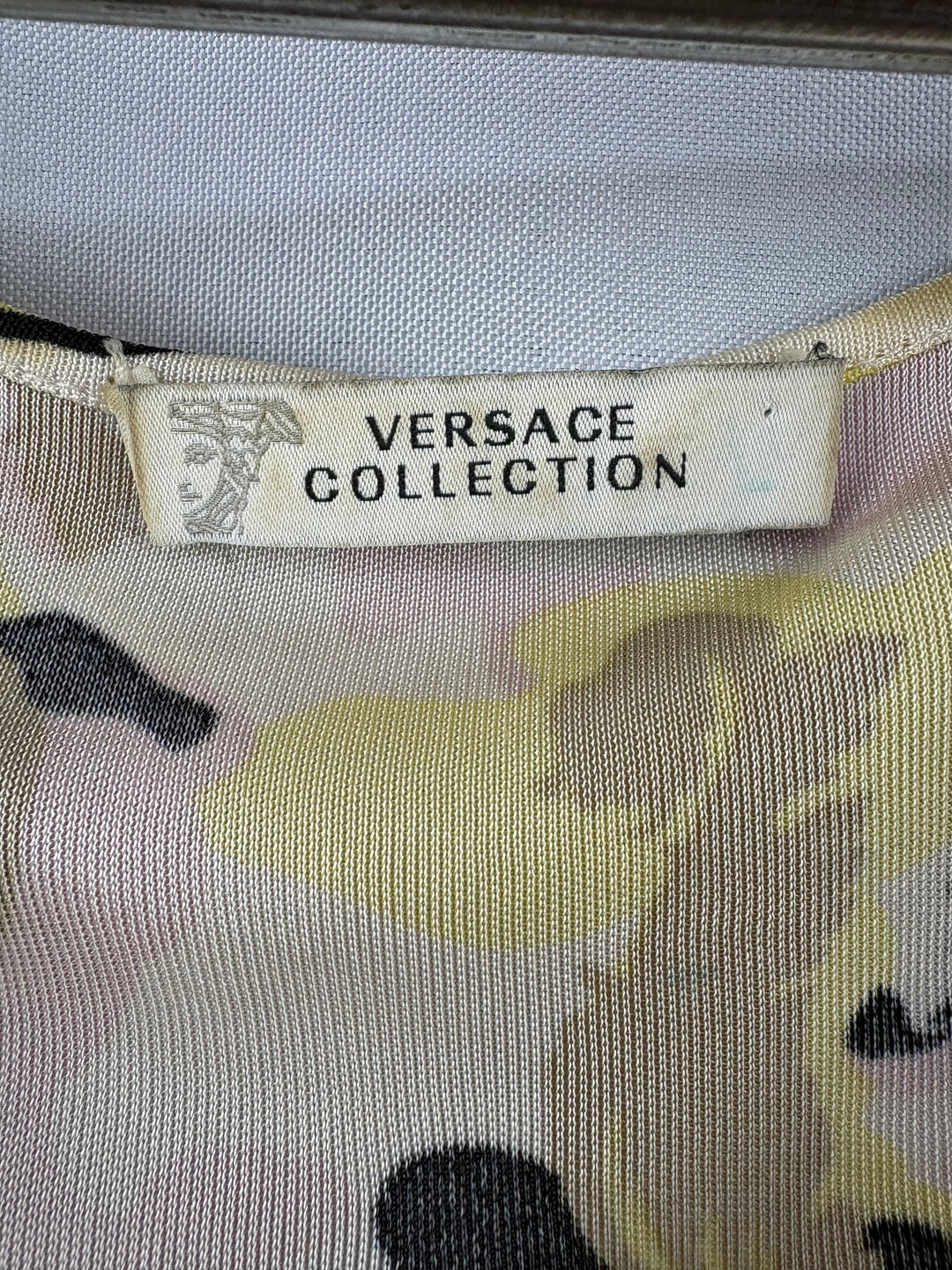 Women’s Versace Collection Size 8 Multicolor Patterned Blouse